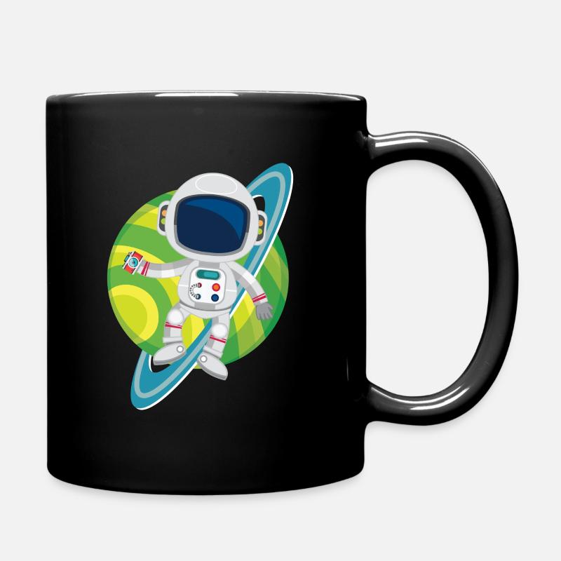 Astronaut - Tasse einfarbig - Schwarz