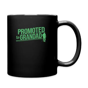 Promoted to Grandfather Grandpa Opi Grandpa Grandpa - Full Colour Mug - black - Right