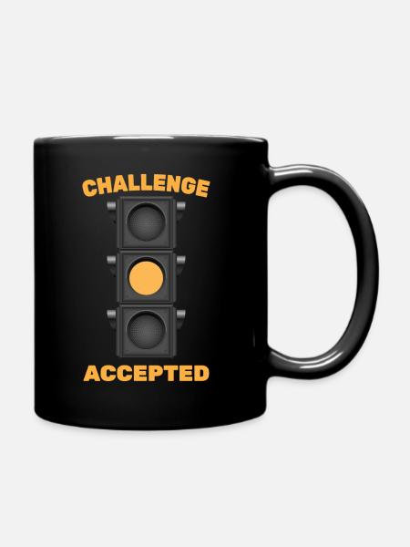 Ampel - Tasse einfarbig - Schwarz