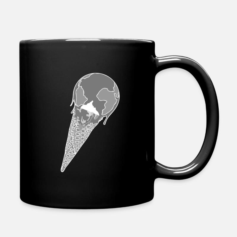 Nachhaltigkeit - Tasse einfarbig - Schwarz