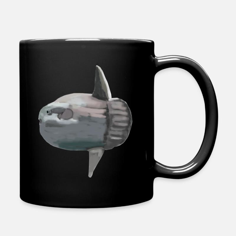 Ocean sunfish - Full Colour Mug - black