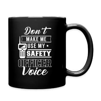 Agent de sécurité Sécurité vocale Sécurité - Mug uni - noir - Droite