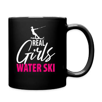 Water Skis Waterskiing Waterskiers Ladies Mother - Full Colour Mug - black - Right