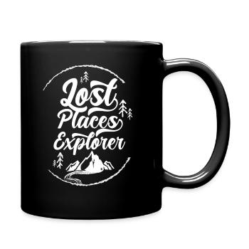 Lost Places Explorer Quitter Explorer Des lieux - Mug uni - noir - Droite