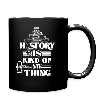 Geschichte Ist Irgendwie Mein Ding Beruf - Tasse einfarbig - Schwarz - Rechts