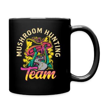 Équipe Chasse aux champignons Cueillette de champignons Cueillette de champignons Cueillette de champignons Champignons - Mug uni - noir - Droite