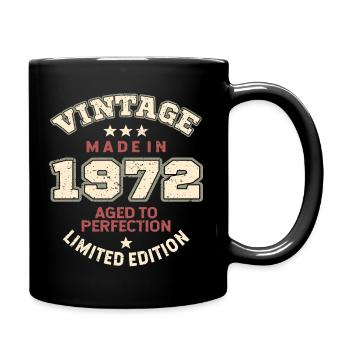 Vintage 1972 - Full Colour Mug - black - Right