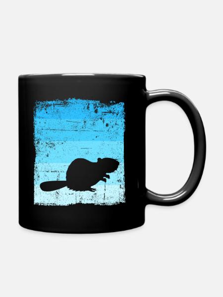 Biber - Tasse einfarbig - Schwarz