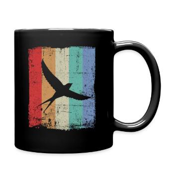 Oiseaux Hirondelle d’oiseau - Mug uni - noir - Droite