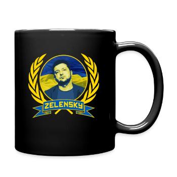 Zelensky Ukraine Glory. - Tasse einfarbig - Schwarz - Rechts