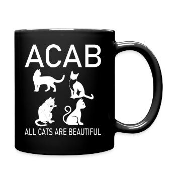 Chat Katze - Mug uni - noir - Droite