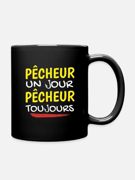 Pêcheur Pour Toujours - Mug uni - noir