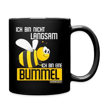 Hummel - Bummel - Tasse einfarbig - Schwarz - Rechts