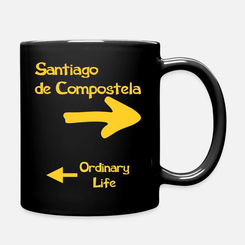 ErSa. Chemin de Saint Jacques et vie ordinaire - Mug uni - noir