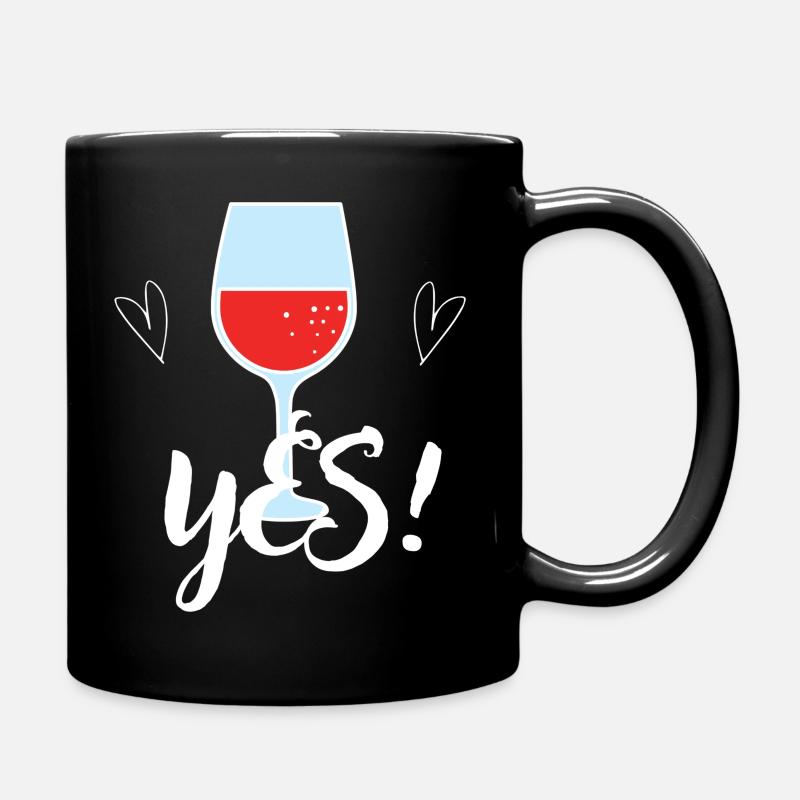JD - YES - FOR FREEDOM - Tasse einfarbig - Schwarz