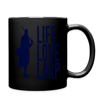 Larp sprüche humour spruch fun Geek - Mug uni - noir - Droite