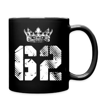 62 Couronne numérique - Mug uni - noir - Droite