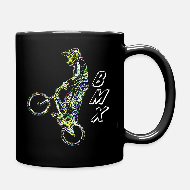 bmx race racing vtt motocross - Mug uni - noir