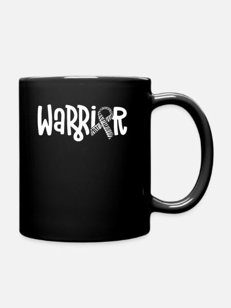 Warrior Rare Disease Awareness Zebra Band EDS - Tasse einfarbig - Schwarz