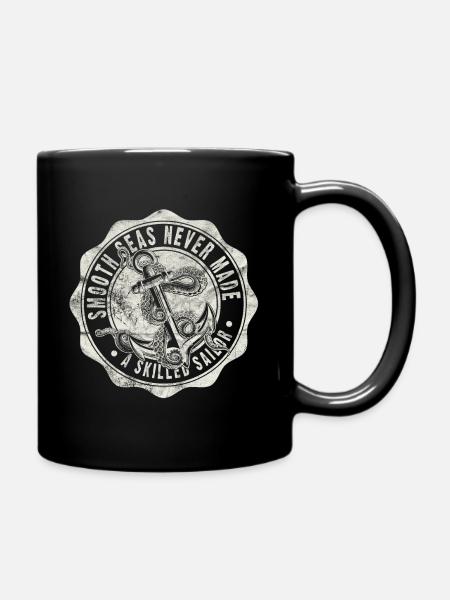 Smooth Seas - Full Colour Mug - black