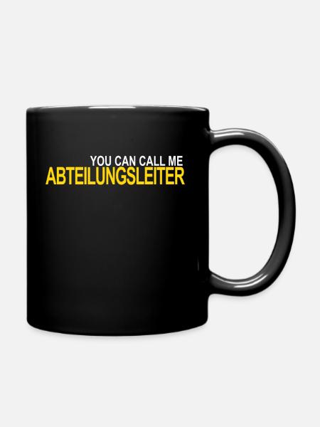 Appelez-moi Chef de département - Mug uni - noir