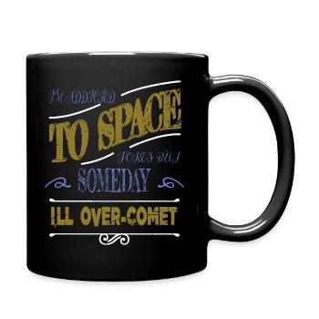 astronomie tshirt fun croire geek astronomie citation - Mug uni - noir - Droite