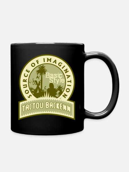 Source of imagination Tactou Backenn - Tasse einfarbig - Schwarz