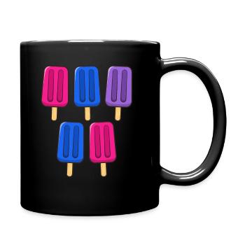 Bisexual Eis am Stiel 4. Juli Bisex Bi Subtle - Tasse einfarbig - Schwarz - Rechts