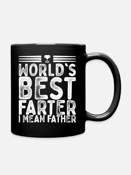 Best Father - Tasse einfarbig - Schwarz