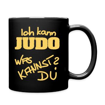 Judo - Tasse einfarbig - Schwarz - Rechts