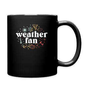Wetterfan Future Meteorologe Storm Watcher - Tasse einfarbig - Schwarz - Rechts