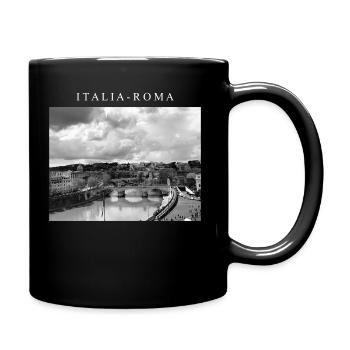 LUXURY - ITALIA - Tasse einfarbig - Schwarz - Rechts