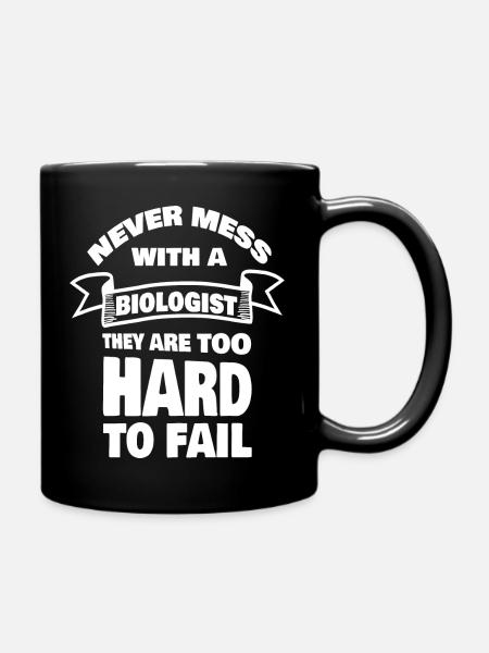 Biologe - Tasse einfarbig - Schwarz