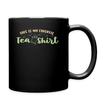 This Is My Favorite Tea Shirt Tea Lovers Gifts - Full Colour Mug - black - Right