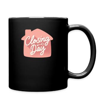 Jour de clôture Mignon Agent Immobilier Cadeau Maison - Mug uni - noir - Droite