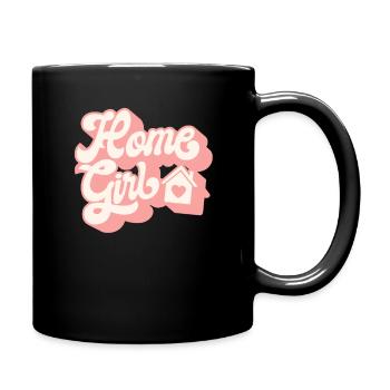 Accueil Fille Drôle cadeau pour bureau d’agent immobilier - Mug uni - noir - Droite