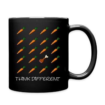 Think different - Full Colour Mug - black - Right