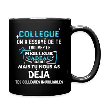 Collègues Inoubliables Cadeau Drôle Départ - Mug uni - noir - Droite