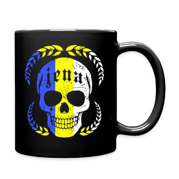 Jena Skull Vintage - Full Colour Mug - black - Right