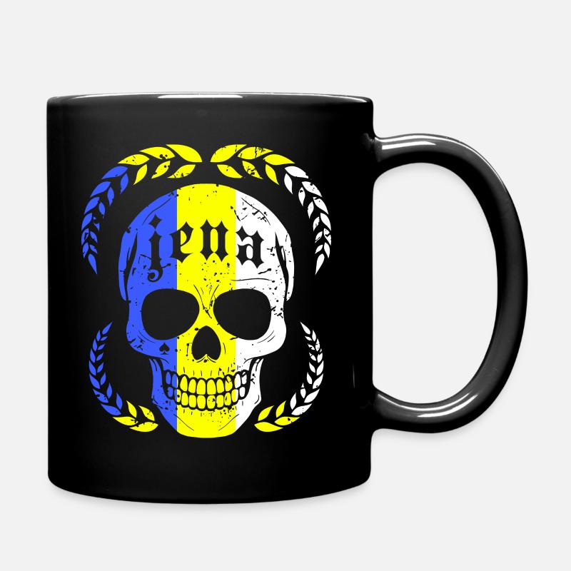 Jena Totenkopf Vintage - Tasse einfarbig - Schwarz