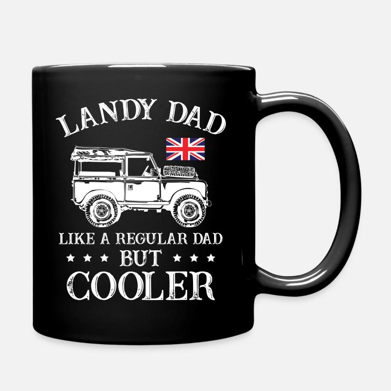 Landy Dad1 - Tasse einfarbig - Schwarz