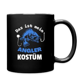 This is my fishing costume for anglers on Halloween - Full Colour Mug - black - Right