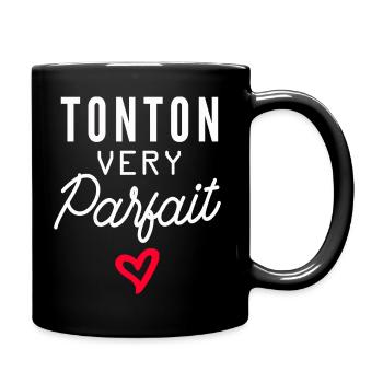 tonton parfait / cadeau tonton - Mug uni - noir - Droite