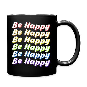 Soyez heureux fierté - Mug uni - noir - Droite