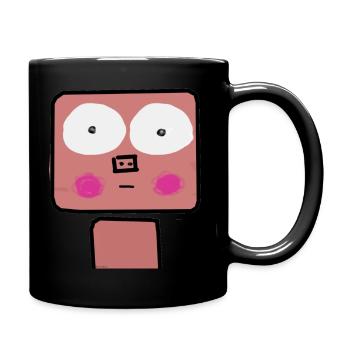 PIG - Tasse einfarbig - Schwarz - Rechts