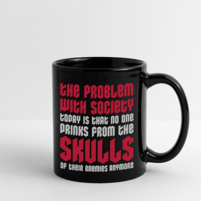 drinks from enemies skulls Full Colour Mug
