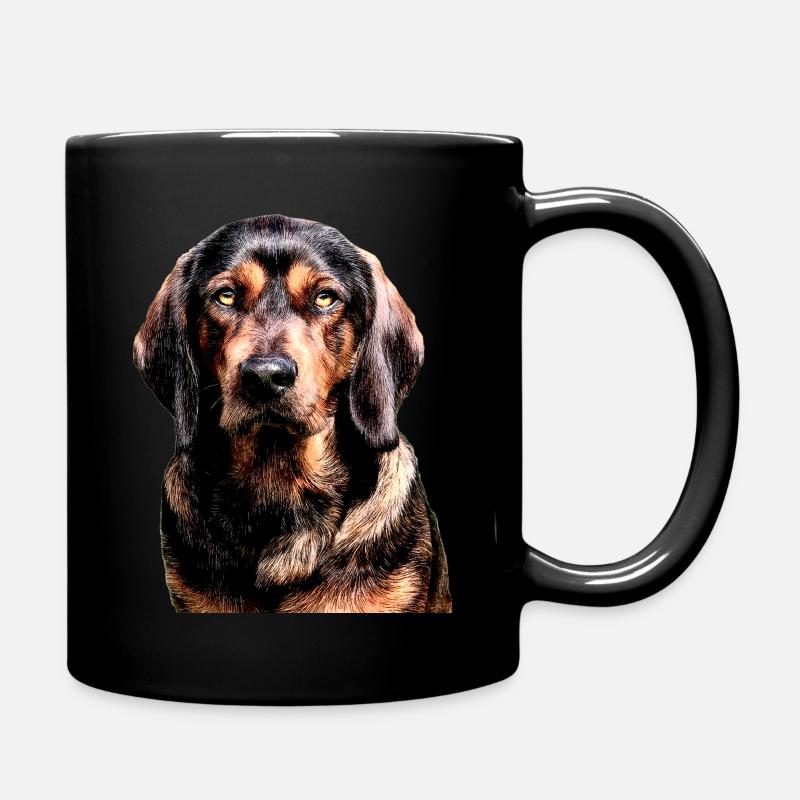 Basset des Alpes - Mug uni - noir