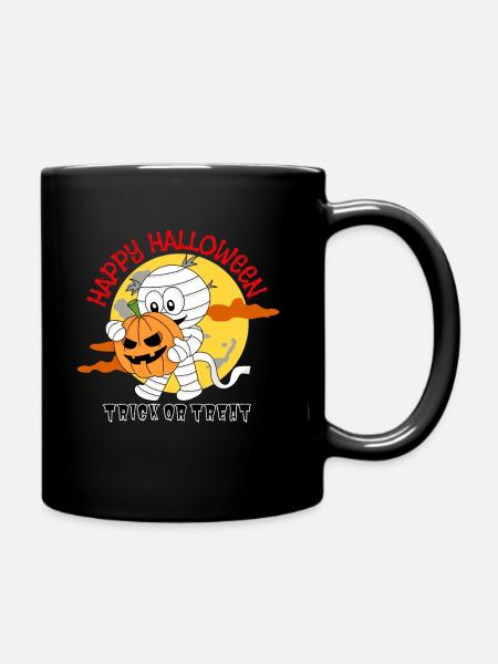 Happy Halloween - Full Colour Mug - black