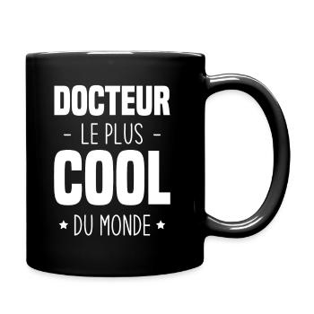 Docteur le plus cool du monde - Mug uni - noir - Droite