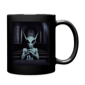 Pixie Alien - Full Colour Mug - black - Right
